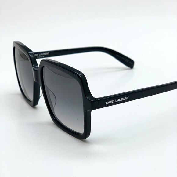 NEW Saint Laurent SL174 001 Black Gradient Oversized Women Sunglasses main image 4